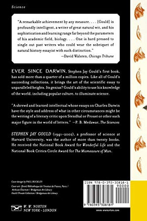 Ever Since Darwin: Reflections in Natural History,Used