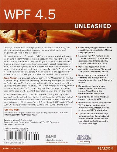 WPF 4.5 Unleashed,Used
