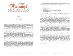 The Archangel Metatron Selfmastery Oracle-used