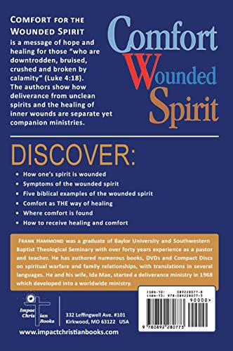 Comfort For The Wounded Spirit: A Message Of Hope For Those How Are Bruised, Crushed Or Broken (Spiritual Warfare),New