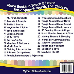 My First Spanish 1 to 100 Numbers Book with English Translations: Bilingual Early Learning & Easy Teaching Spanish Books for Kid,Used