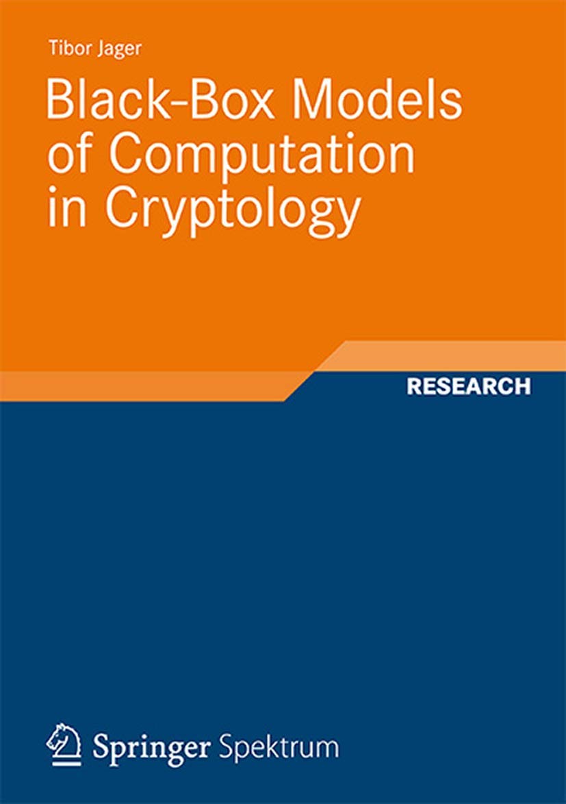 BlackBox Models of Computation in Cryptology,Used