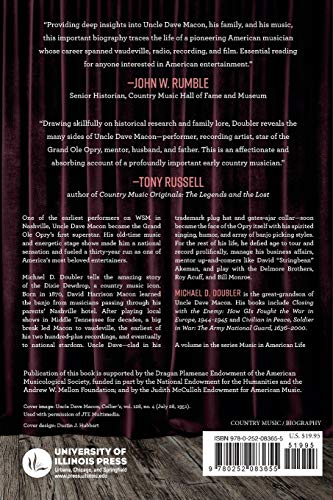 Dixie Dewdrop: The Uncle Dave Macon Story (Music in American Life),Used