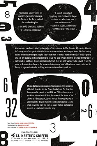 The Number Mysteries: A Mathematical Odyssey through Everyday Life (MacSci),Used