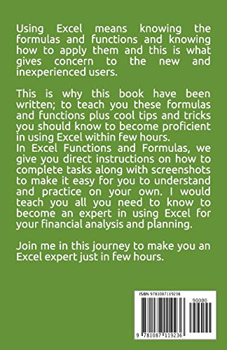 EXCEL FUNCTIONS AND FORMULAS: Shortcuts, Formulas and Functions for Business Modeling and Financial Analysis,Used
