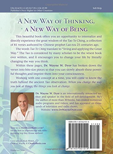 A New Way of Thinking, A New Way of Being: Experiencing the Tao Te Ching,Used