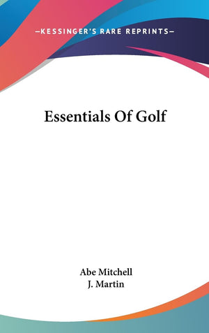 Essentials Of Golf,Used