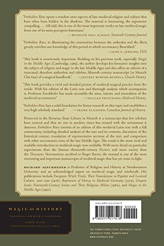 Forbidden Rites: A Necromancers Manual of the Fifteenth Century (Magic in History),Used
