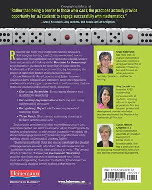 Routines for Reasoning: Fostering the Mathematical Practices in All Students,Used