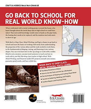 Metal Working: Real World Knowhow You Wish You Learned In High School (Fox Chapel Publishing) Stepbystep Directions And Illus,Used