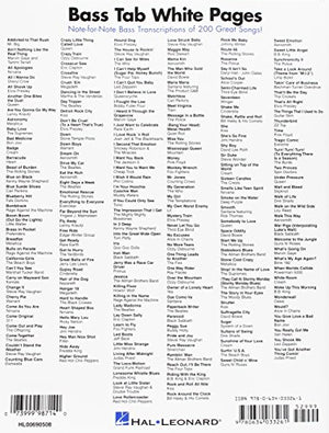 Bass Tab White Pages,New