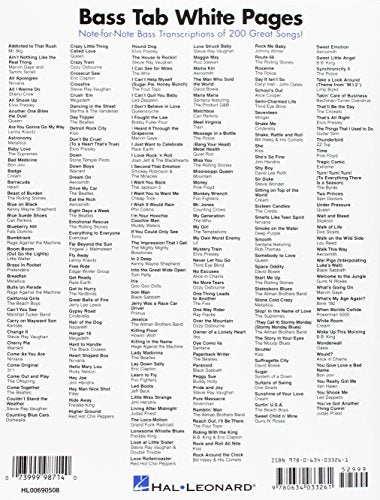 Bass Tab White Pages,New