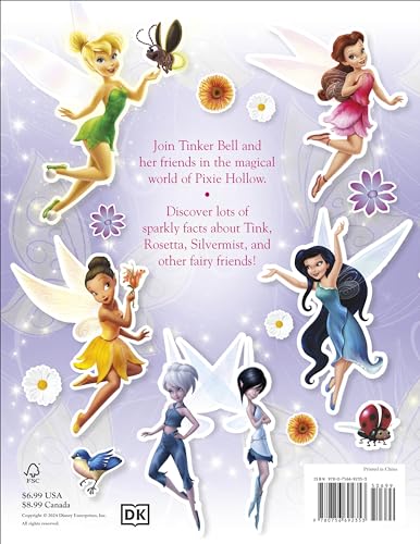 Ultimate Sticker Book: Disney Fairies: More Than 60 Reusable FullColor Stickers,Used