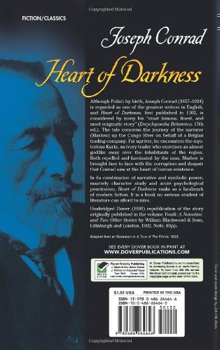 Heart Of Darkness (Dover Thrift Editions: Classic Novels),New