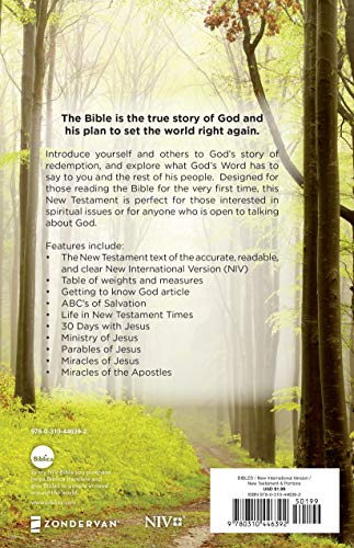 Outreach New Testament: New International Version, Green Forest Path,Used