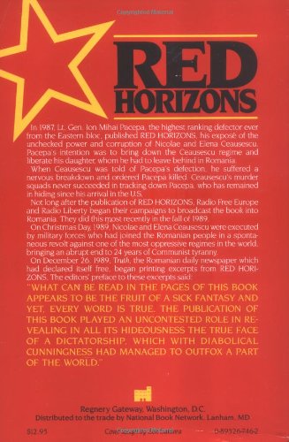 Red Horizons: The True Story Of Nicolae And Elena Ceausescus' Crimes, Lifestyle, And Corruption (Cold War Classics),Used