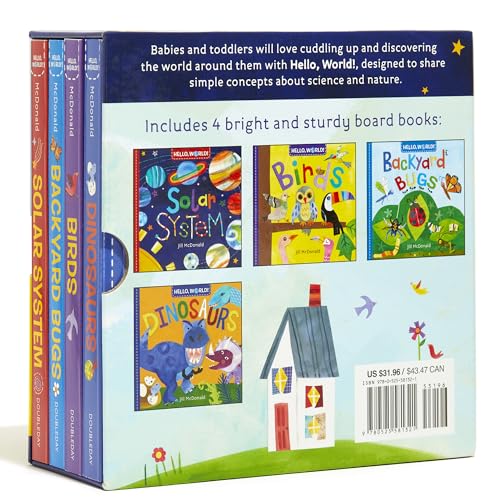 Hello, World! Boxed Set: Solar System; Dinosaurs; Backyard Birds; Bugs,New