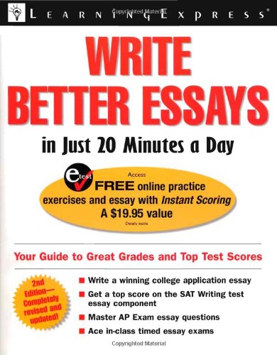 Write Better Essays in Just 20 Minutes a Day,Used