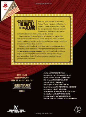 Enrique Esparza and the Battle of the Alamo (History Speaks: Picture Books Plus Reader's Theater),Used