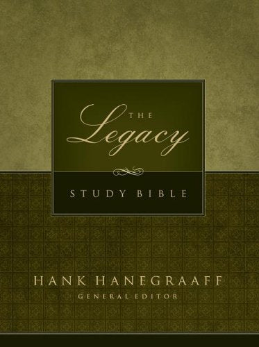 The Legacy Study Bible: New King James Version,New