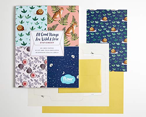 All Good Things Are Wild and Free Stationery (Flow),Used