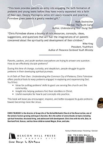Faith of Their Own: Understanding the Common Cry of Preteens,Used