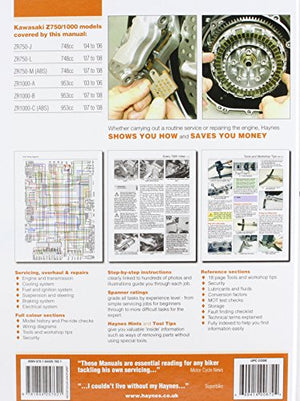 Kawasaki Z750 and Z1000 Service and Repair Manual (Haynes Service and Repair Manuals),New
