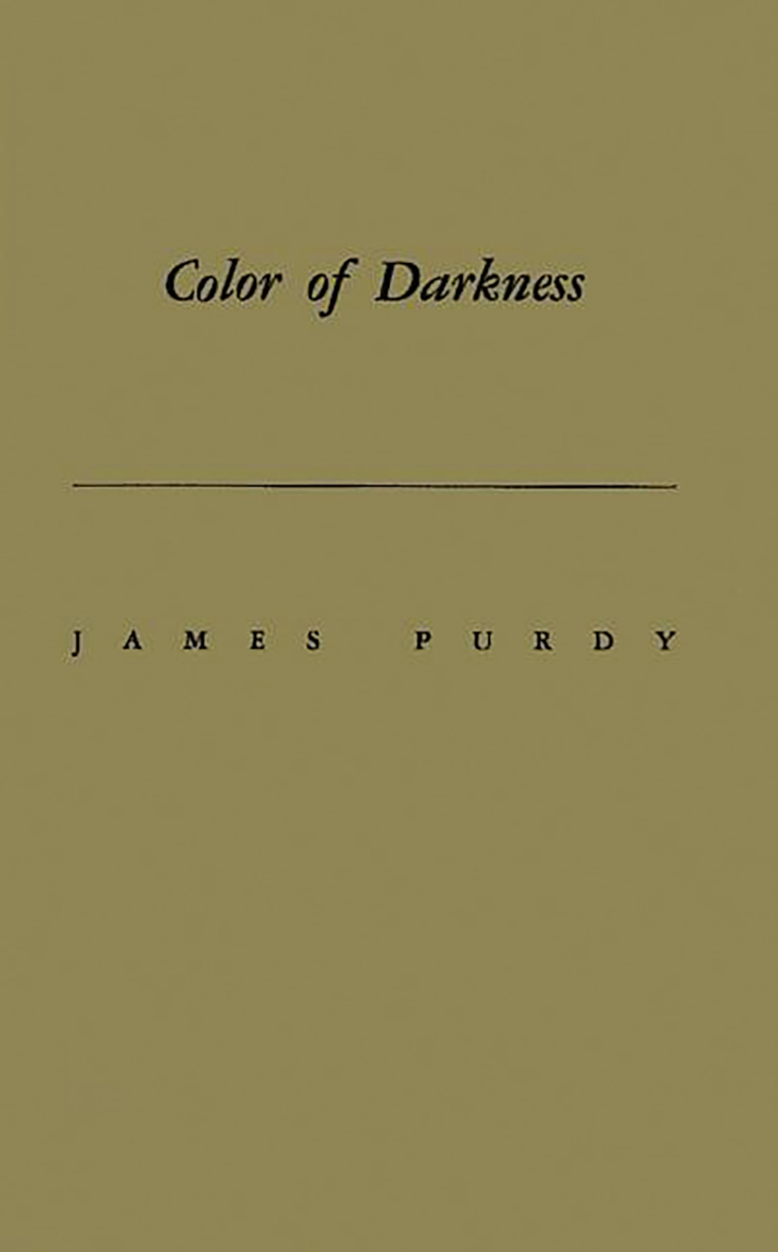 Color Of Darkness: Eleven Stories And A Novella,Used