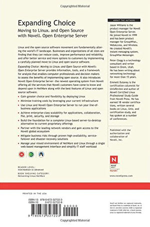 Expanding Choice: Moving to Linux and Open Source with Novell Open Enterprise Server,Used