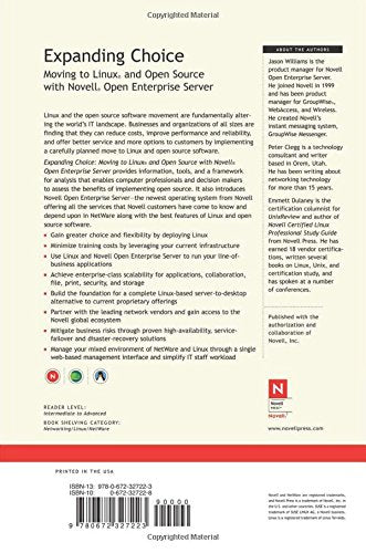 Expanding Choice: Moving to Linux and Open Source with Novell Open Enterprise Server,Used