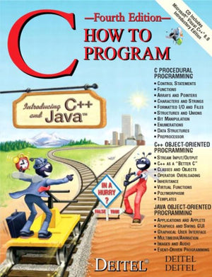 C How to Program Introducing C++ and Java,New