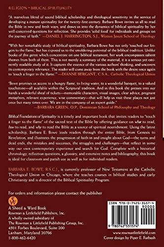 Biblical Foundations of Spirituality: Touching a Finger to the Flame,Used