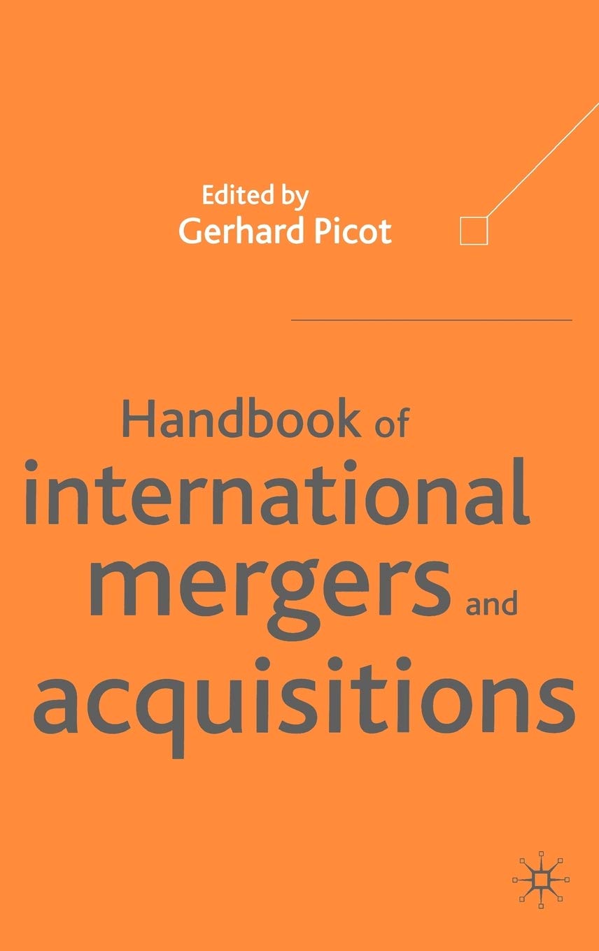 Handbook Of International Mergers And Acquisitions,Used