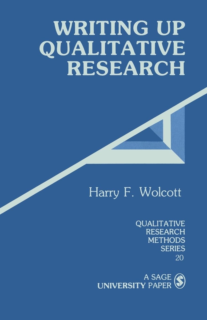 Writing Up Qualitative Research (Qualitative Research Methods),Used