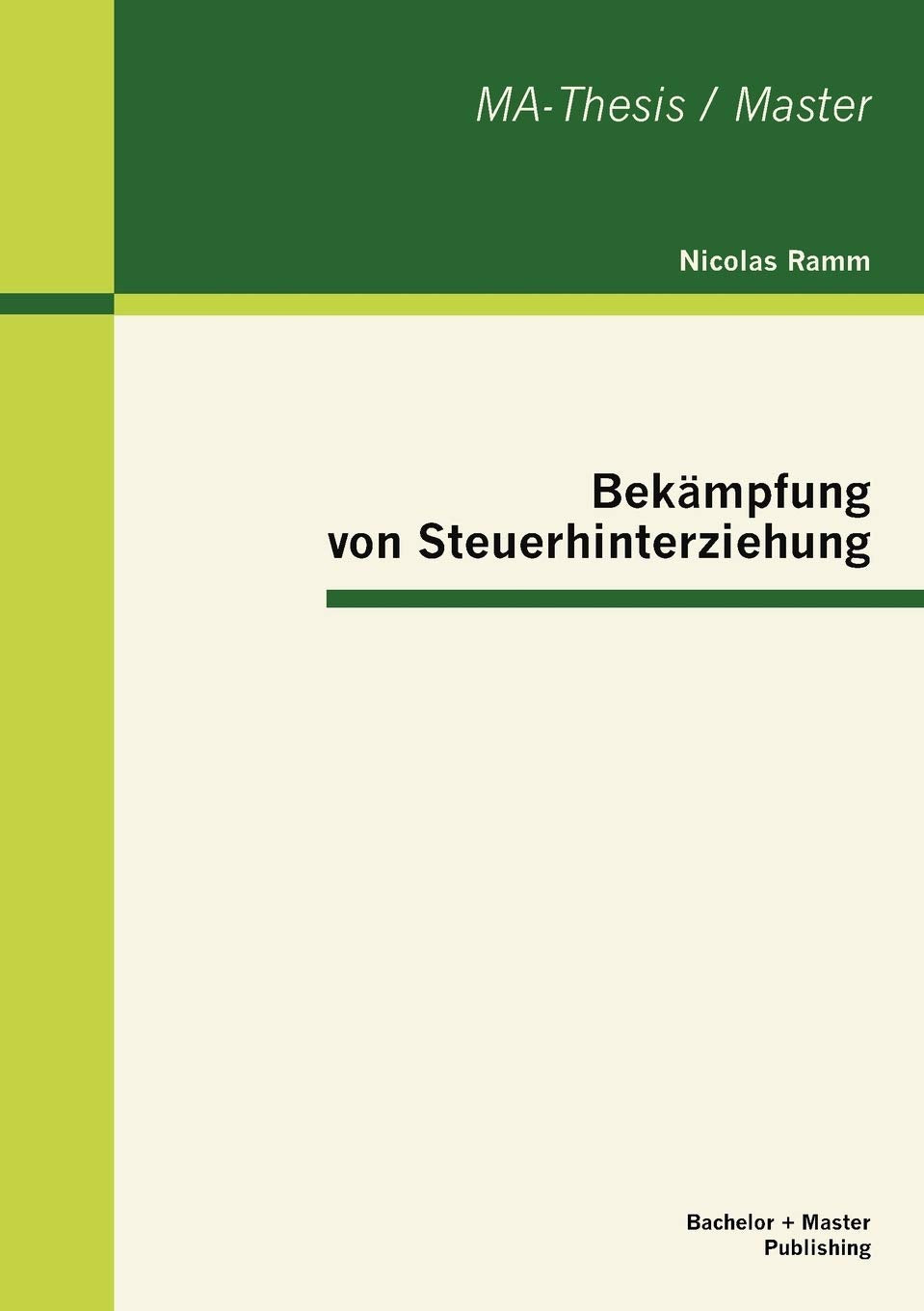 Bekmpfung von Steuerhinterziehung (German Edition),Used