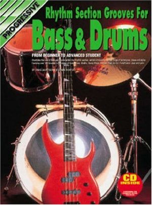 Progressive Rhythm Section Groves for Base & Drums, from Beginners to Advanced Student (Book & CDROM),Used