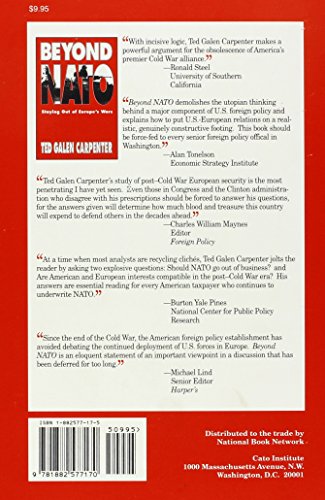 Beyond NATO: Staying Out of Europe's Wars,Used