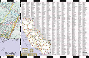 Streetwise California Map: Laminated State Road Map of California,Used