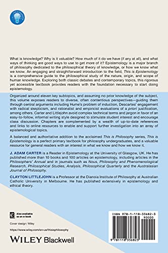This Is Epistemology: An Introduction (This Is Philosophy),Used