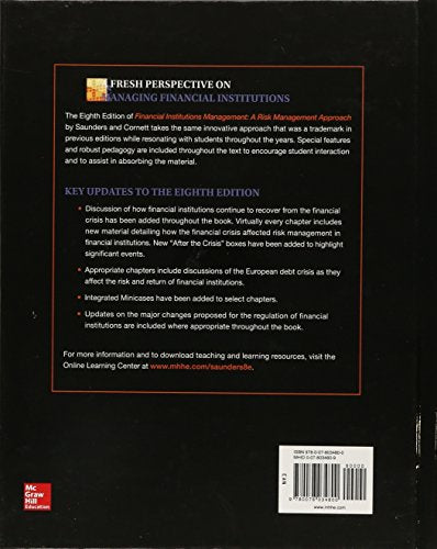 Financial Institutions Management: A Risk Management Approach, 8th Edition,Used