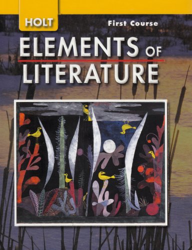Elements of Literature: 1st Course, Grade 7,New