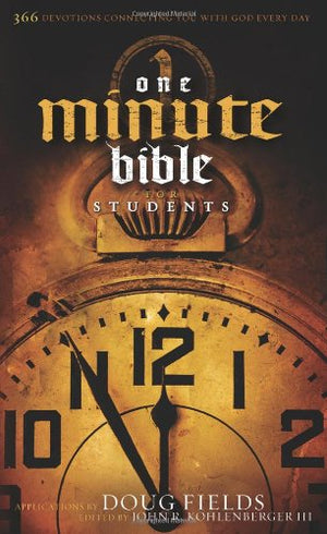 The Hcsb One Minute Bible For Students, Trade Paper: 366 Devotions Connecting You With God Every Day,Used