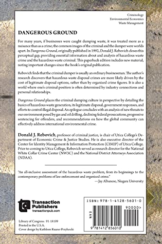 Dangerous Ground: The World of Hazardous Waste Crime,Used