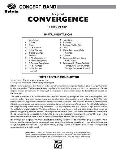 Convergence (Belwin Young Band),Used