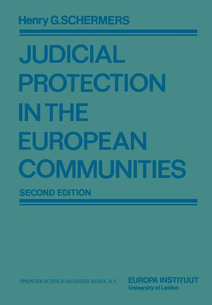 Judicial Protection in the European Communities,Used
