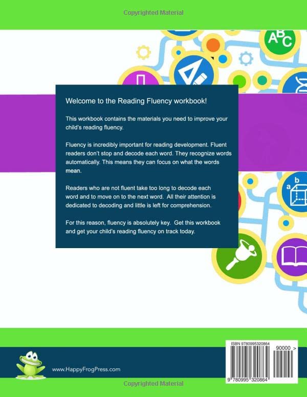 Reading Fluency Workbook (Reading Comprehension Skill Builders),Used