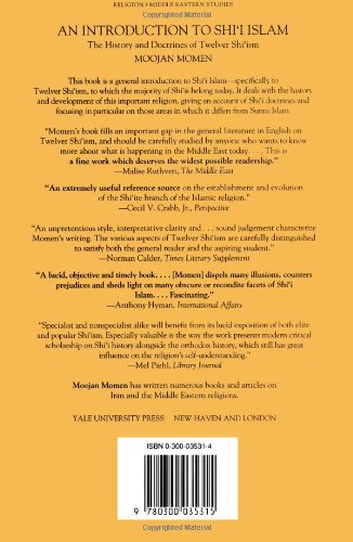 An Introduction To Shii Islam: The History And Doctrines Of Twelver Shi'Ism