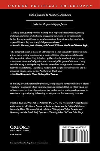 Responsibility for Justice (Oxford Political Philosophy),New
