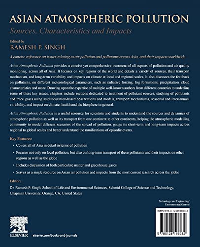 Asian Atmospheric Pollution: Sources, Characteristics and Impacts,Used