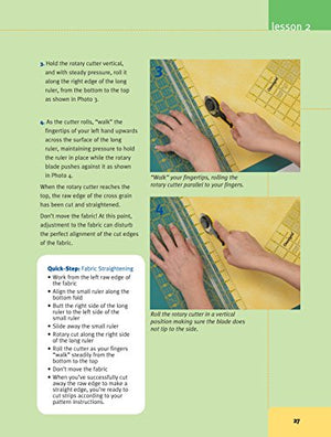 FirstTime Quiltmaking: Learning to Quilt in Six Easy Lessons (Landauer) StepbyStep Beginner's Quilting Guide with EasytoFol,New